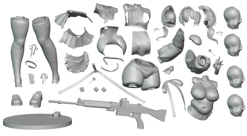 Goddess of Victory: NIKKE Bready Garage Kit [src:https://booth.pximg.net/1fb3ae72-2bf4-40fe-8d85-47e3f33745ce/i/6813729/80367a87-cff3-4edc-baed-0239978beaca_base_resized.jpg]