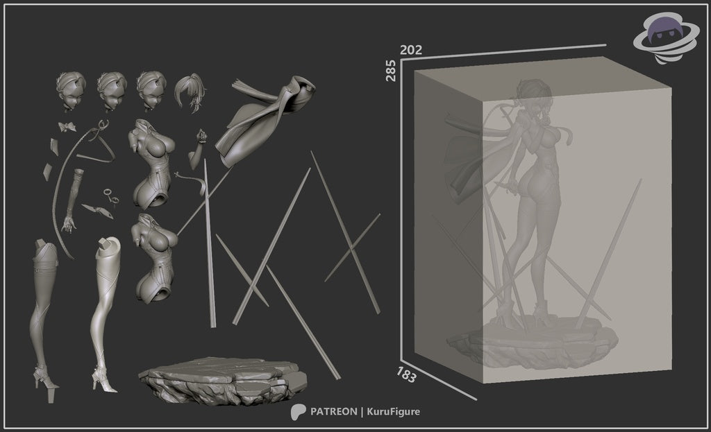 Zenless Zone Zero Evelyn Chevalier Garage Kit [src:https://booth.pximg.net/765c3b90-f071-4698-8889-381570b99ac3/i/7653285/8d4bda19-37bc-4e5f-8536-cfce21b58bd8_base_resized.jpg]