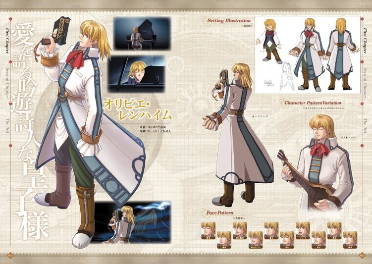 Eiyuu Densetsu Sora・Zero・Ao no Kiseki The Character Book mandorama 09
