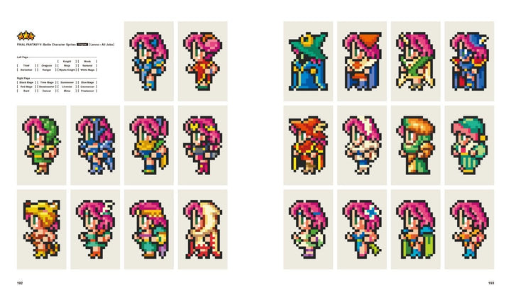 FF DOT. The Pixel Art of Final Fantasy - Shibuya Kazuko mandorama 07