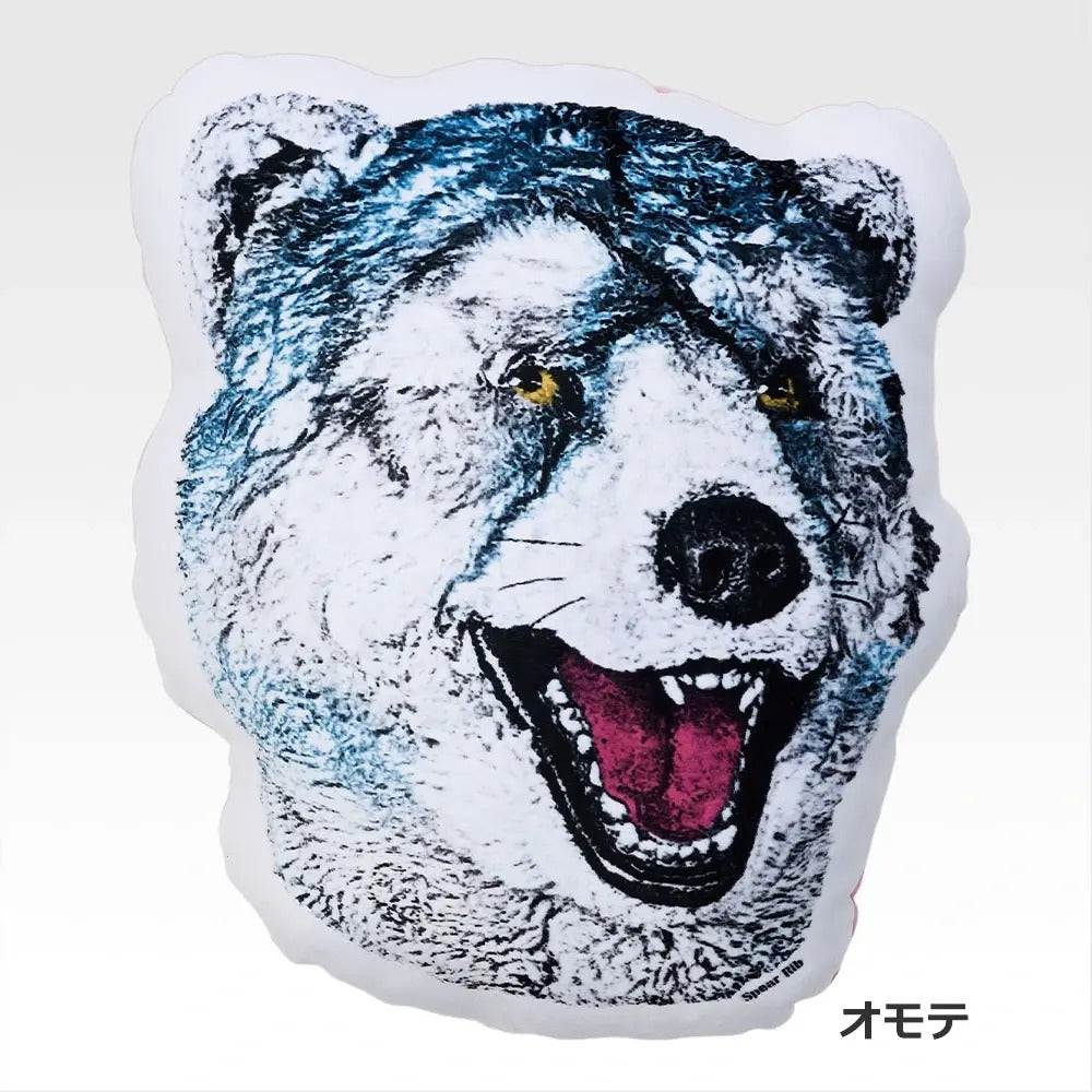 Ichiban Kuji MAN WITH A MISSION 15th ANNIVERSARY Prize G Spear Rib Face Cushion