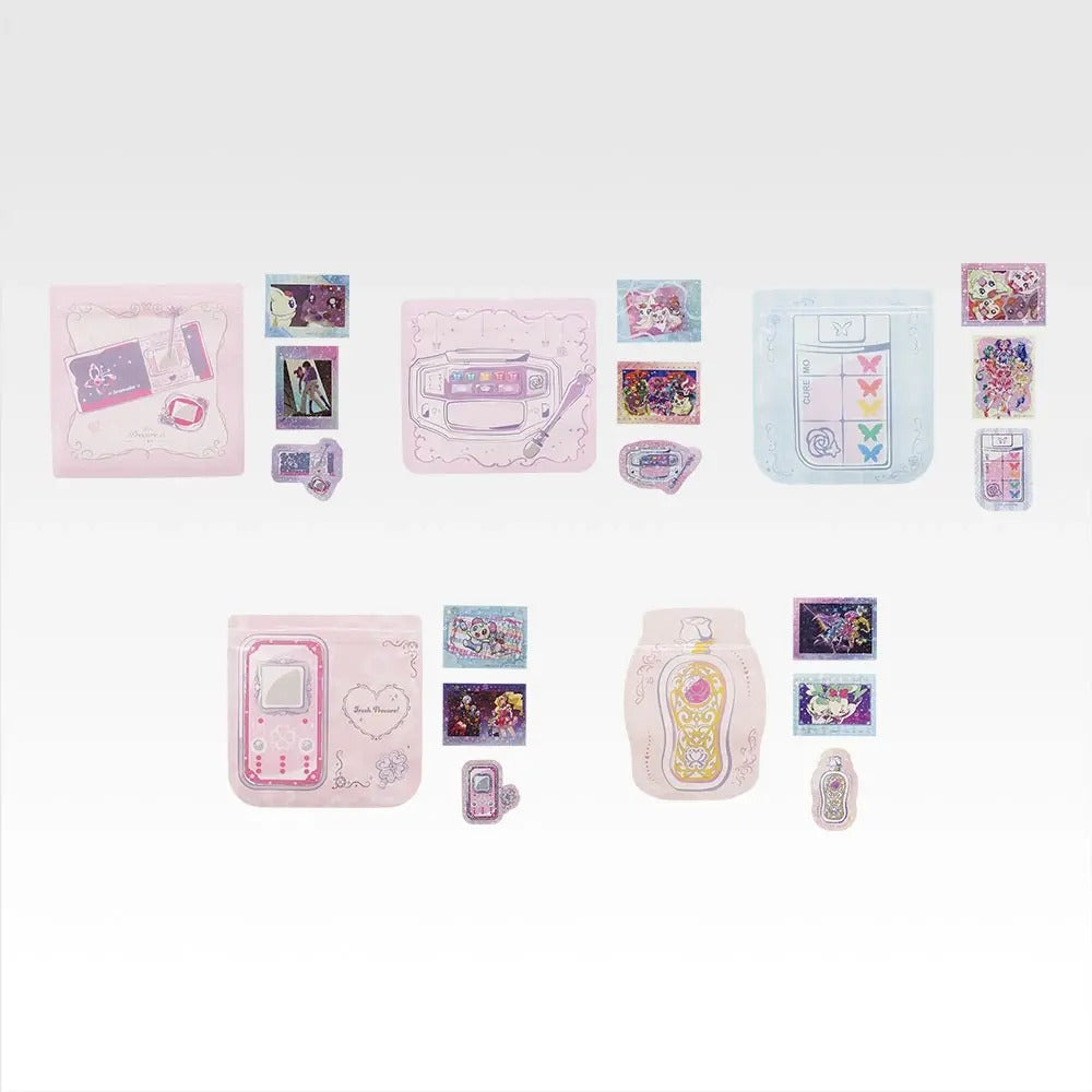Ichiban Kuji PreCure ~Shining moment~ Prize H Zipper Bag & Sticker