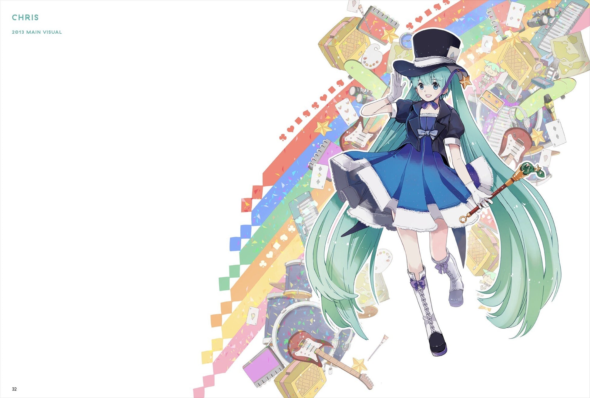 Hatsune Miku “Magical Mirai” 10th Anniversary Official Visual Book mandorama 12