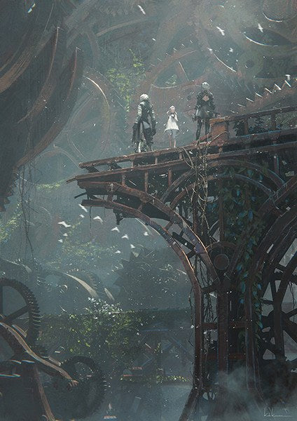 NieR Art Kouda Kazuma Art Shuu - Lownine mandorama 02