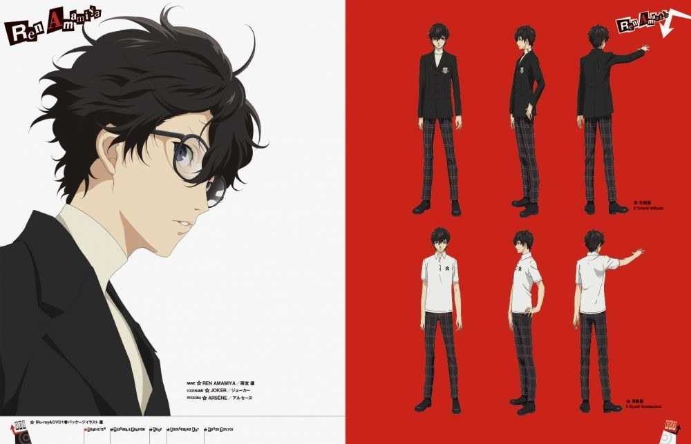 Persona 5 The Animation - Art Book - Soft Cover (Pie International + Pie Books) mandorama 04