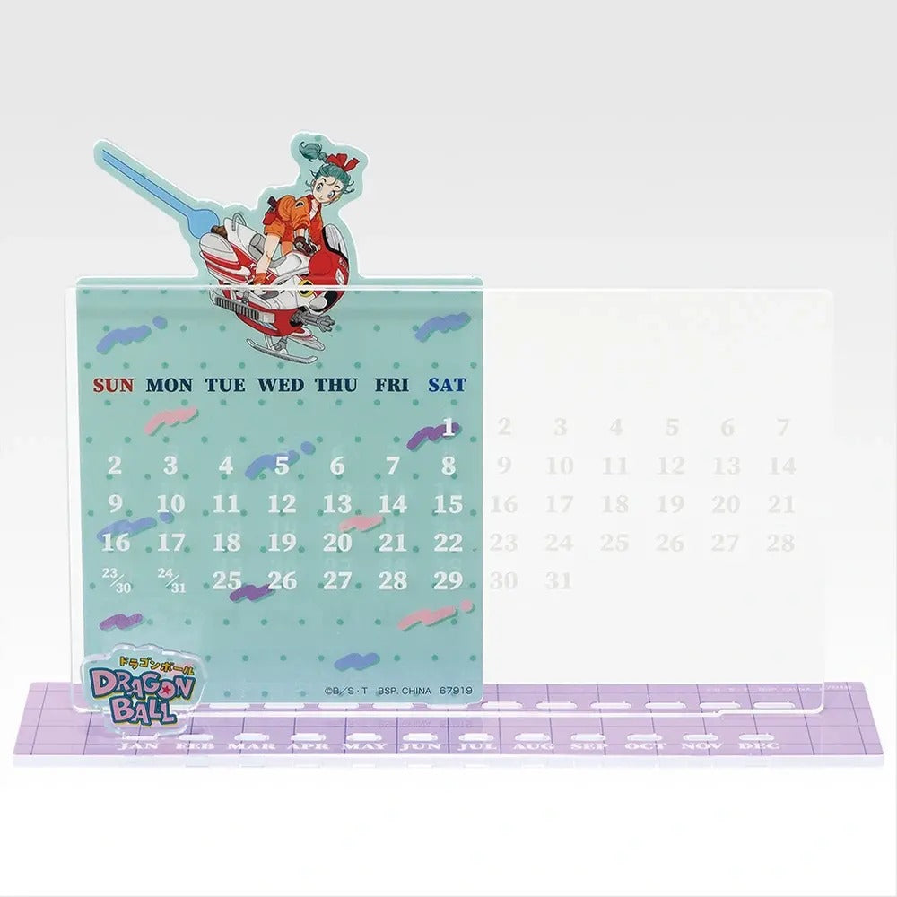 Ichiban Kuji Dragon Ball Fantastic Adventure 2 Prize D Bloomers' Perpetual Calendar