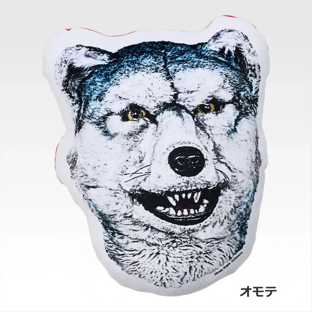 Ichiban Kuji MAN WITH A MISSION 15th ANNIVERSARY Prize E Jean-Ken Johnny Face Cushion
