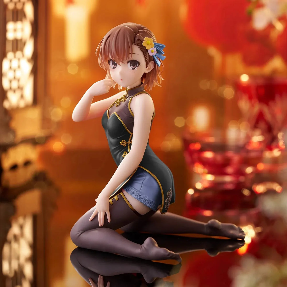 Mikoto Misaka China Dress Ver. Renewal A Certain Scientific Railgun Desktop Cute Prize Figure by Taito (01/2027) - Mandorama