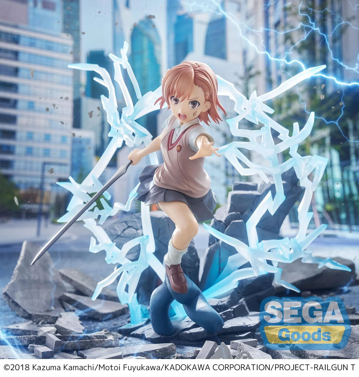 Mikoto Misaka A Certain Scientific Railgun FIGURIZMα Prize Figure by Sega (10/2026) - Mandorama [src:https://cdn.shopify.com/s/files/1/0095/6910/8015/files/03_40033464848.webp?v=1777350702]