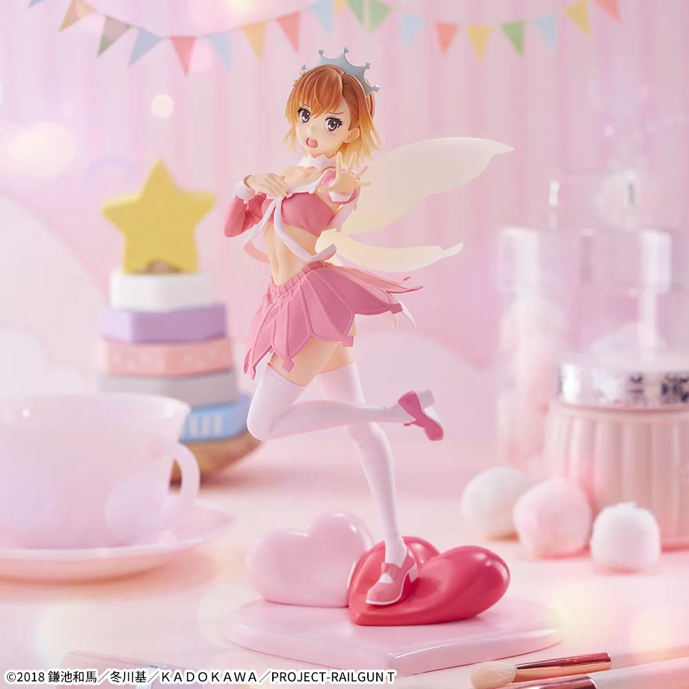 Mikoto Misaka A Certain Scientific Railgun Luminasta Prize Figure by Sega (10/2025) - Mandorama [src:https://tokutame.net/wp-content/uploads/2025/09/prize-20251030-toaru-sega1.webp]