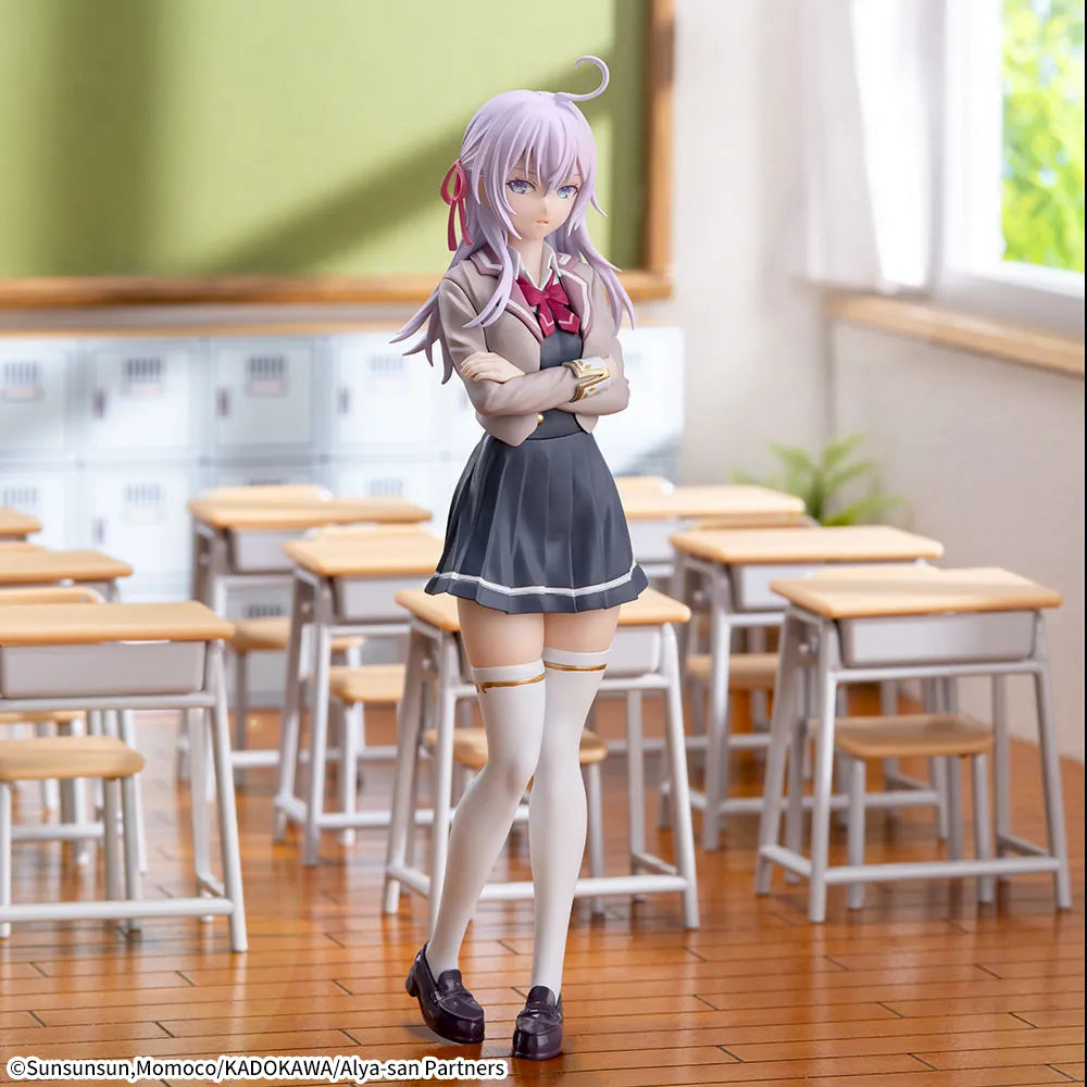 Alya (Alisa Mikhailovna Kujou) Alya Sometimes Hides Her Feelings in Russian LUMINASTA Prize Figure by Sega (03/2025) - Mandorama [src:https://tokutame.net/wp-content/uploads/2025/02/prize-20250314-rosidere-sega1.webp]