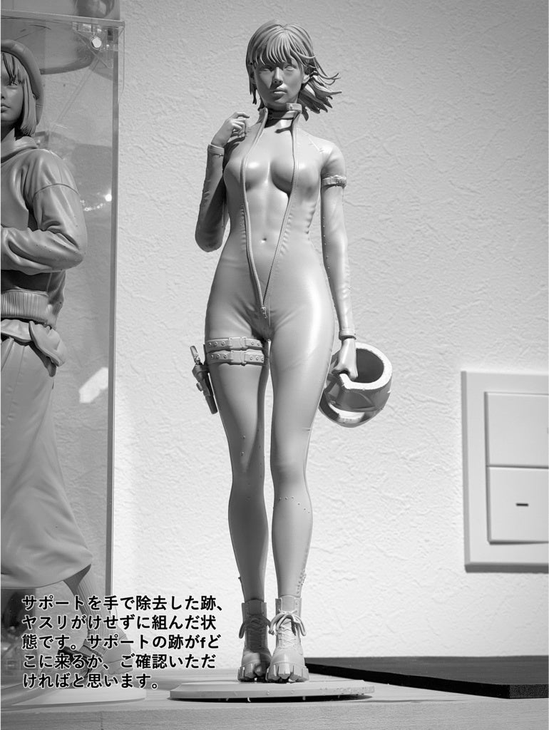 A Female Rider Garage Kit [src:https://booth.pximg.net/756ca31d-66ee-45c5-8fd6-68e7b2767be1/i/7254540/b60dd5f7-4ad7-4984-a8c4-dabefc78c0e3_base_resized.jpg]