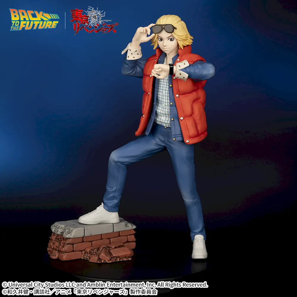 Manjiro Sano Back to the Future x Tokyo Revengers ACT/CUT Premium Figure Prize Figure by Sega (12/2025) - Mandorama [src:https://tokutame.net/wp-content/uploads/2025/11/prize-20251225-toureve-sega1.webp]
