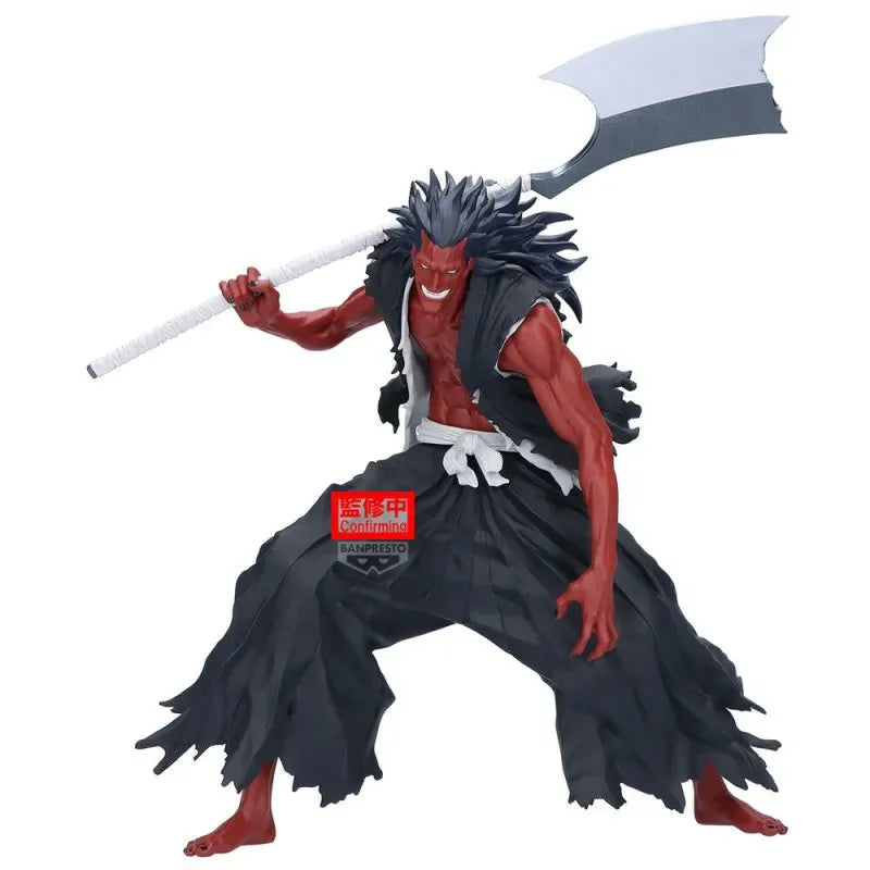 Kenpachi Zaraki BLEACH MAXIMATIC Prize Figure by Banpresto (08/2026) - Mandorama [src:https://tokutame.net/wp-content/uploads/2026/04/prize-202608-bleach-banpresto2.webp]