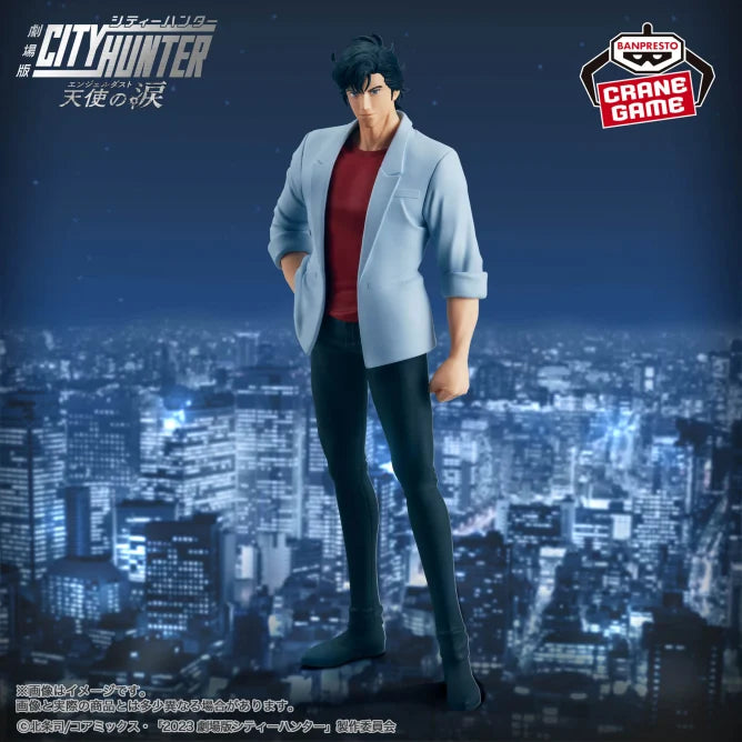 Ryo Saeba City Hunter Prize Figure by Banpresto (03/2025) - Mandorama [src:https://tokutame.net/wp-content/uploads/2025/02/prize-20250306-cityhunter-banpresto1.webp]