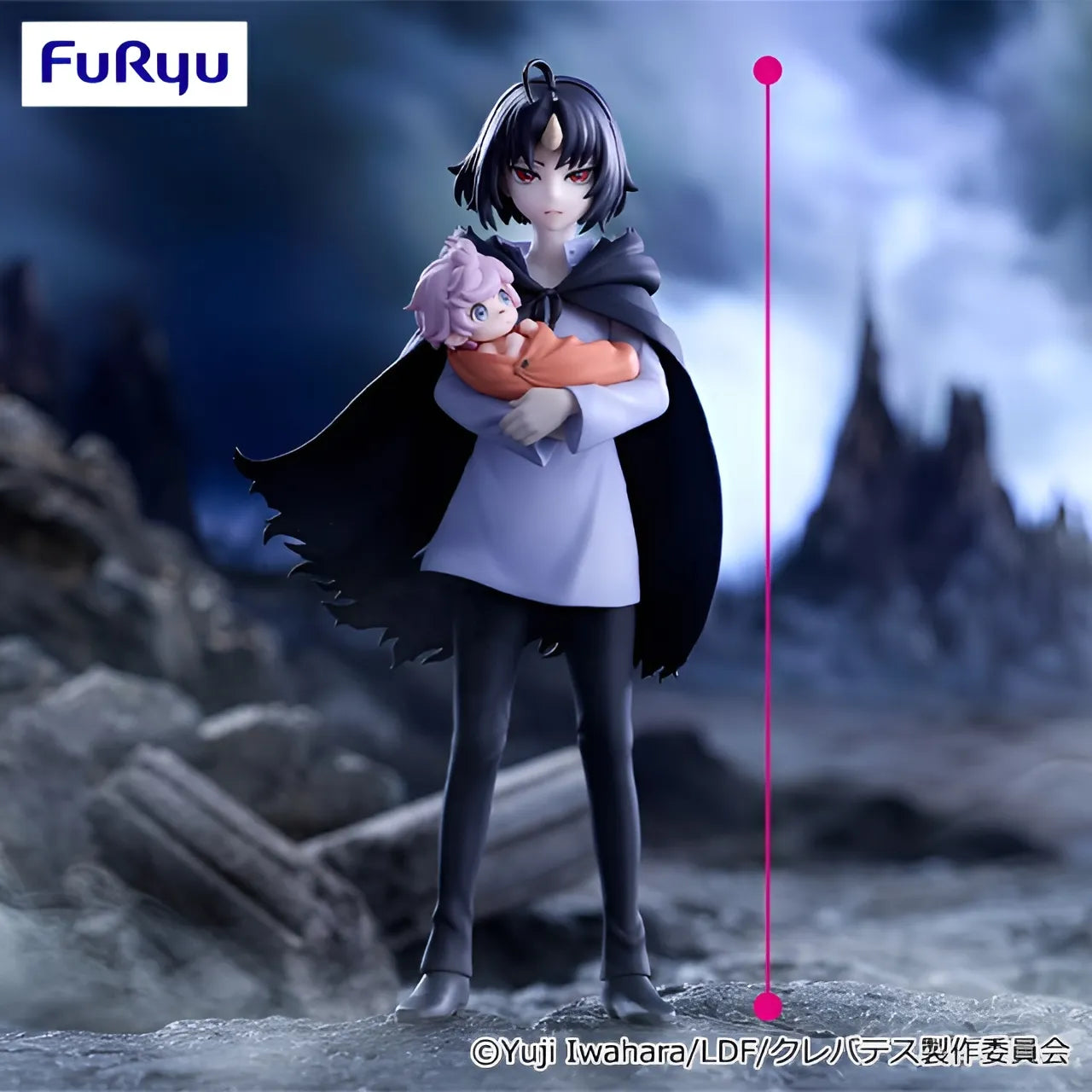 Clen & Luna Cravatess Trio-Try-iT Prize Figure by FuRyu (11/2025) - Mandorama [src:https://tokutame.net/wp-content/uploads/2025/10/prize-202511-clevatess-furyu1.webp]