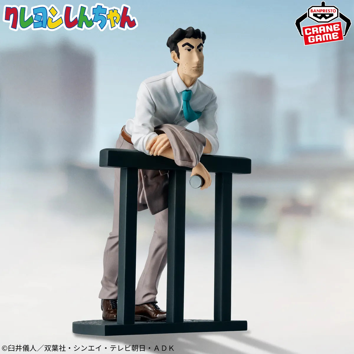 Hiroshi Nohara Crayon Shin-chan Ore-tachi no Figure Prize Figure by Banpresto (10/2026) - Mandorama [src:https://tokutame.net/wp-content/uploads/2026/06/prize-202610-shinchan-banpresto1.webp]