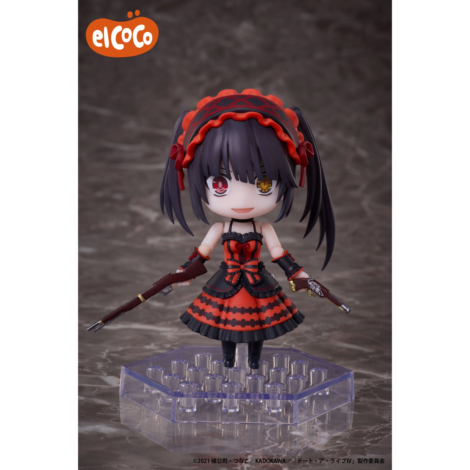 Kurumi Tokisaki Date A Live Deform Plus Prize Figure by Elcoco (02/2025) - Mandorama [src:https://figisland.net/wp-content/uploads/2025/01/s01011615047137.jpg]