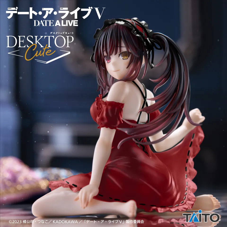 Kurumi Tokisaki Date A Live Desktop Cute Prize Figure by Taito (08/2025) - Mandorama [src:https://tokutame.net/wp-content/uploads/2025/08/prize-202508-datealive-taito3.webp]