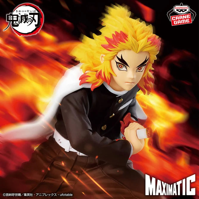 Rengoku Kyojuro Demon Slayer: Kimetsu no Yaiba MAXIMATIC Prize Figure by Banpresto - Mandorama [src:https://figisland.net/wp-content/uploads/2025/05/s01011615050060.webp]