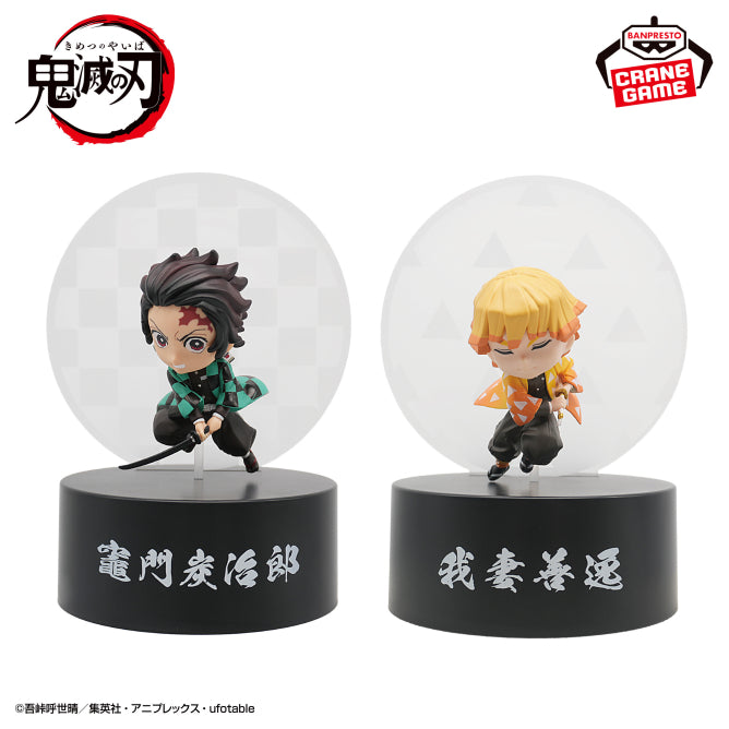 Tanjiro Kamado / Zenitsu Agatsuma Demon Slayer: Kimetsu no Yaiba Puchitto Akarimasu (Push and Light Up) Prize Figure by Banpresto - Mandorama [src:https://figisland.net/wp-content/uploads/2026/06/s01011615058263.jpg]