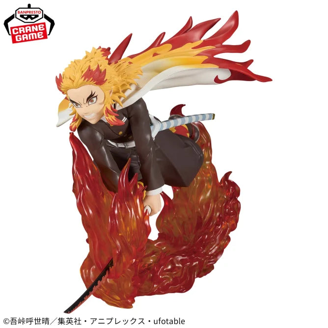 Kyojuro Rengoku Demon Slayer: Kimetsu no Yaiba Vibration Stars Prize Figure by Banpresto - Mandorama
