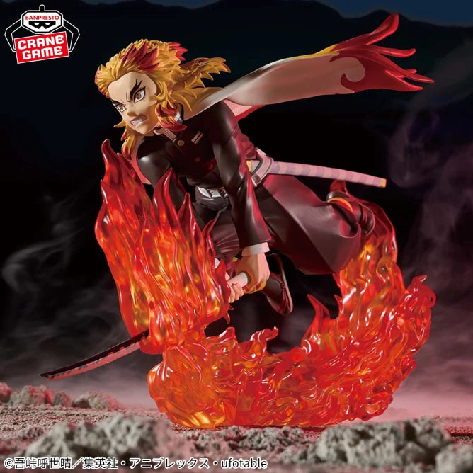 Kyojuro Rengoku Demon Slayer: Kimetsu no Yaiba Vibration Stars Prize Figure by Banpresto - Mandorama