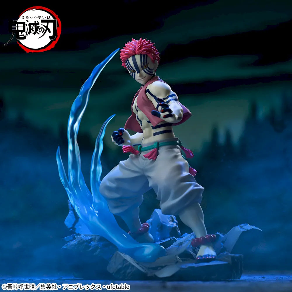Akaza Demon Slayer: Kimetsu no Yaiba Xross Link Prize Figure by Sega (01/2026) - Mandorama [src:https://tokutame.net/wp-content/uploads/2025/10/prize-202601-kimetsu-sega2.webp]