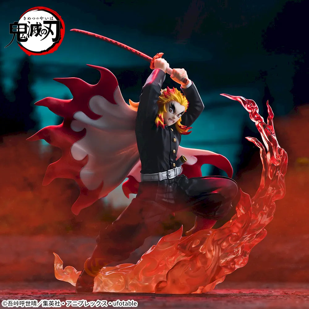Kyojuro Rengoku Demon Slayer: Kimetsu no Yaiba Xross Link Prize Figure by Sega (01/2026) - Mandorama [src:https://tokutame.net/wp-content/uploads/2025/10/prize-202601-kimetsu-sega1.webp]