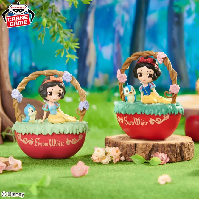 Snow White Disney Characters Q posket stories Prize Figure by Banpresto (04/2025) - Mandorama [src:https://tokutame.net/wp-content/uploads/2025/03/prize-20250417-disney-banpresto4.webp]