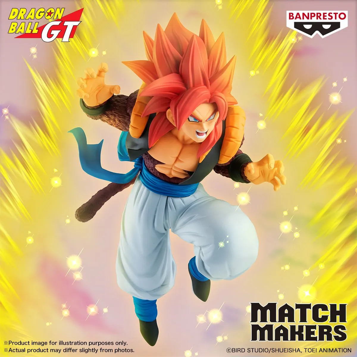 Super Saiyan 4 Gogeta Dragon Ball GT MATCH MAKERS Prize Figure by Banpresto - Mandorama