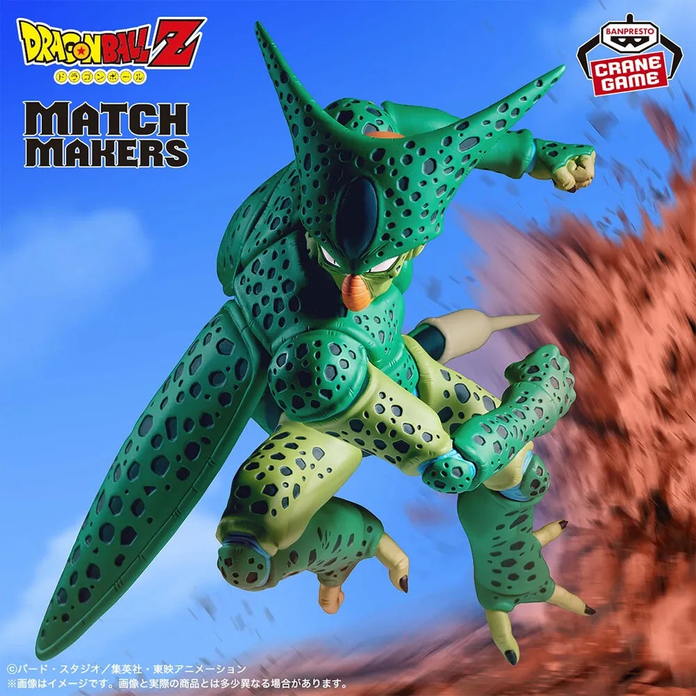 Cell Dragon Ball Z MATCH MAKERS Prize Figure by Banpresto (07/2026) - Mandorama [src:https://tokutame.net/wp-content/uploads/2026/06/prize-202607-dragonball-banpresto9.webp]