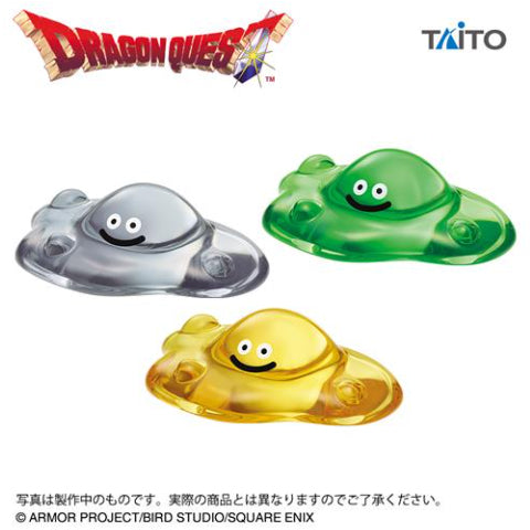 Metal Slime & Bubble Slime & Hagremon Dragon Quest AM Big Clear Figure Prize Figure by Taito - Mandorama