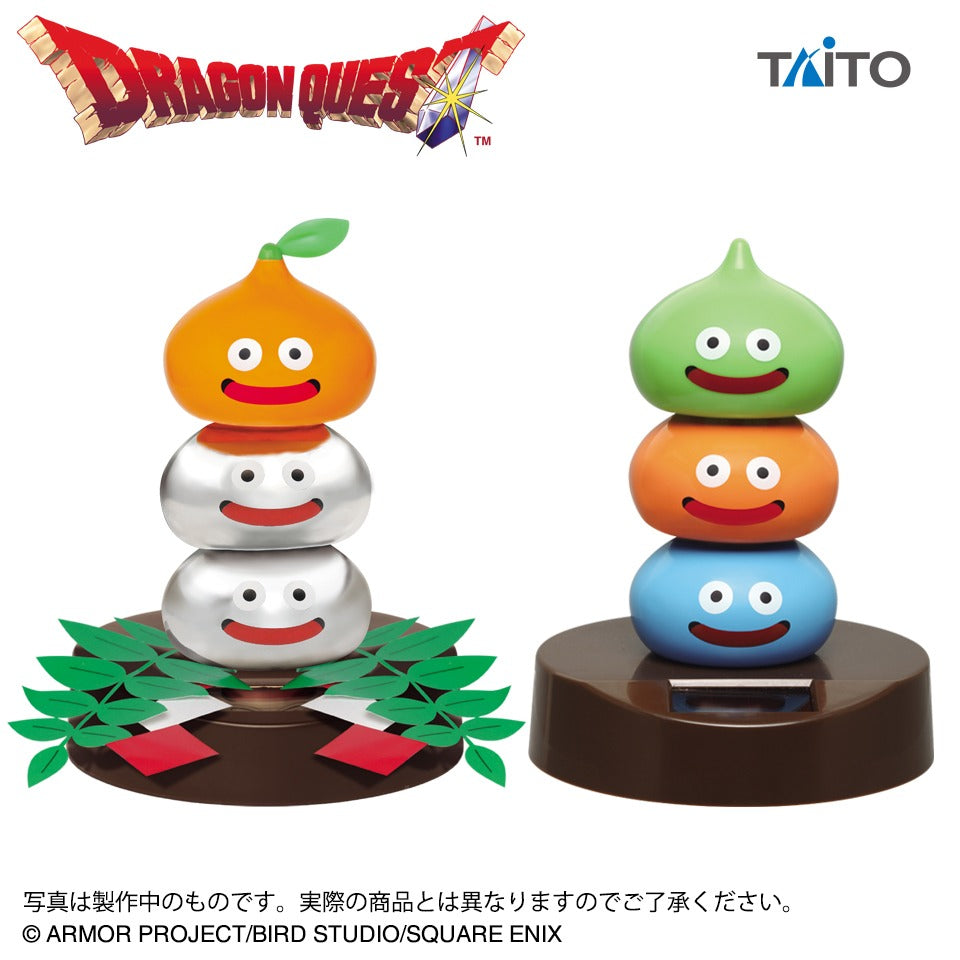 Metal King Slime & Slime Tower Dragon Quest AM Solar Figure Prize Figure by Taito - Mandorama