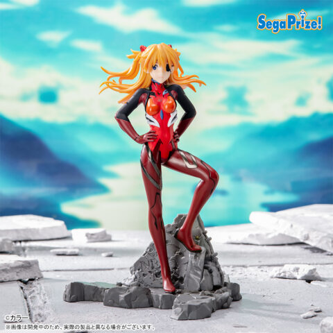 Asuka Langley Shikinami Evangelion 3.0+1.0 Thrice Upon a Time LUMINASTA Prize Figure by Sega - Mandorama