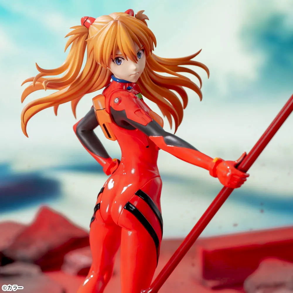 Shikinami Asuka Langley × Spear of Cassius Evangelion 3.0+1.0 Thrice Upon a Time Luminasta Prize Figure by Sega - Mandorama [src:https://figisland.net/wp-content/uploads/2025/04/s01011615052028.webp]