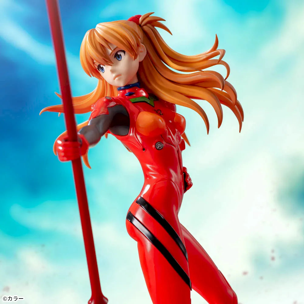 Shikinami Asuka Langley × Spear of Cassius Evangelion 3.0+1.0 Thrice Upon a Time Luminasta Prize Figure by Sega - Mandorama [src:https://figisland.net/wp-content/uploads/2025/04/s01011615052029.webp]