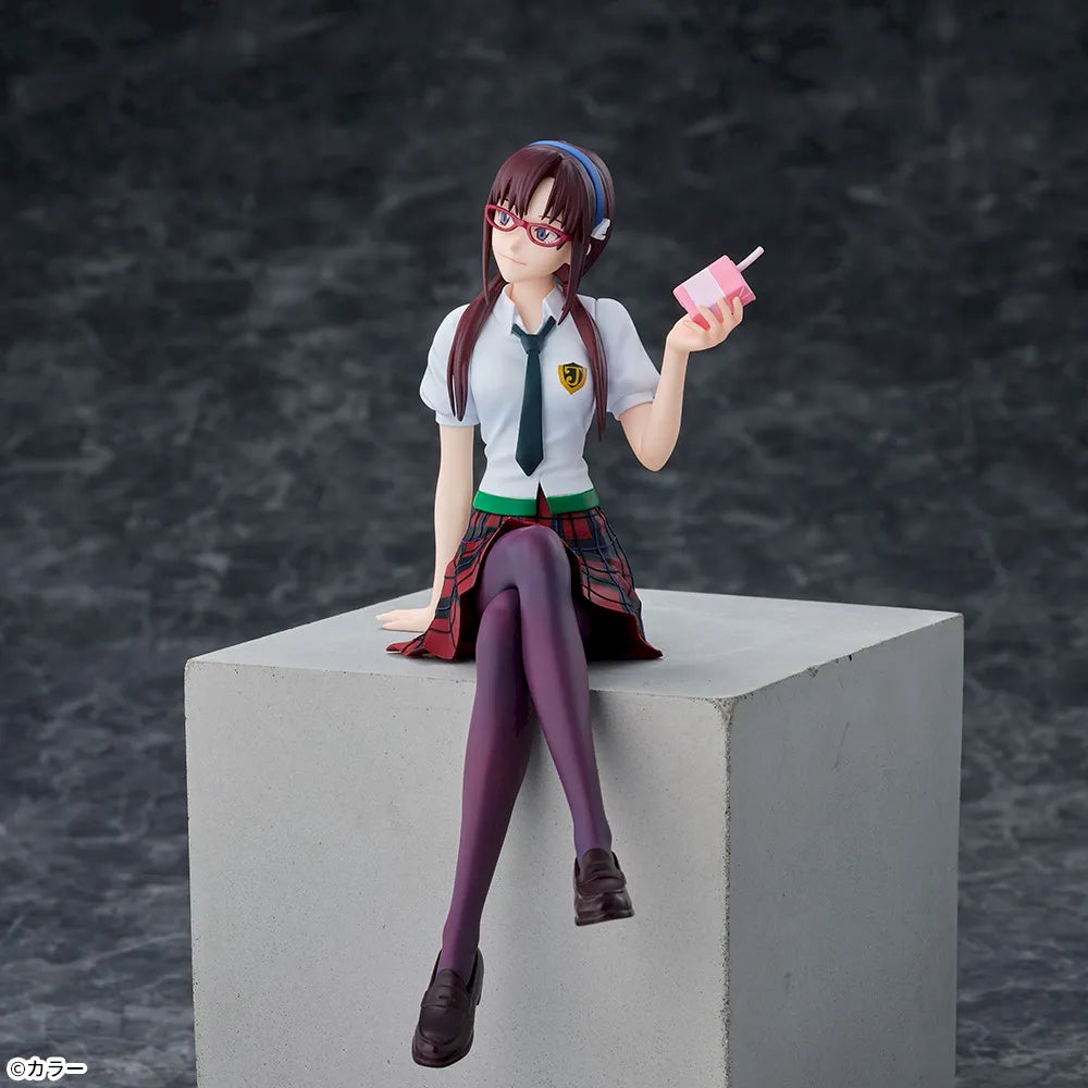 Mari Makinami Illustrious Evangelion Chokonose Premium Figure Prize Figure by Sega - Mandorama