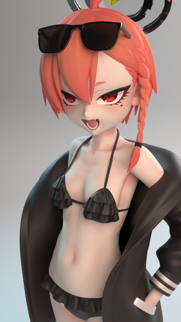 Blue Archive Mikamo Neru Garage Kit [src:https://booth.pximg.net/caff0f22-60ca-40dc-bc5c-9af4dfdcb64d/i/6202676/f6067275-4158-4ca2-8b70-75f2f3fe840a_base_resized.jpg]