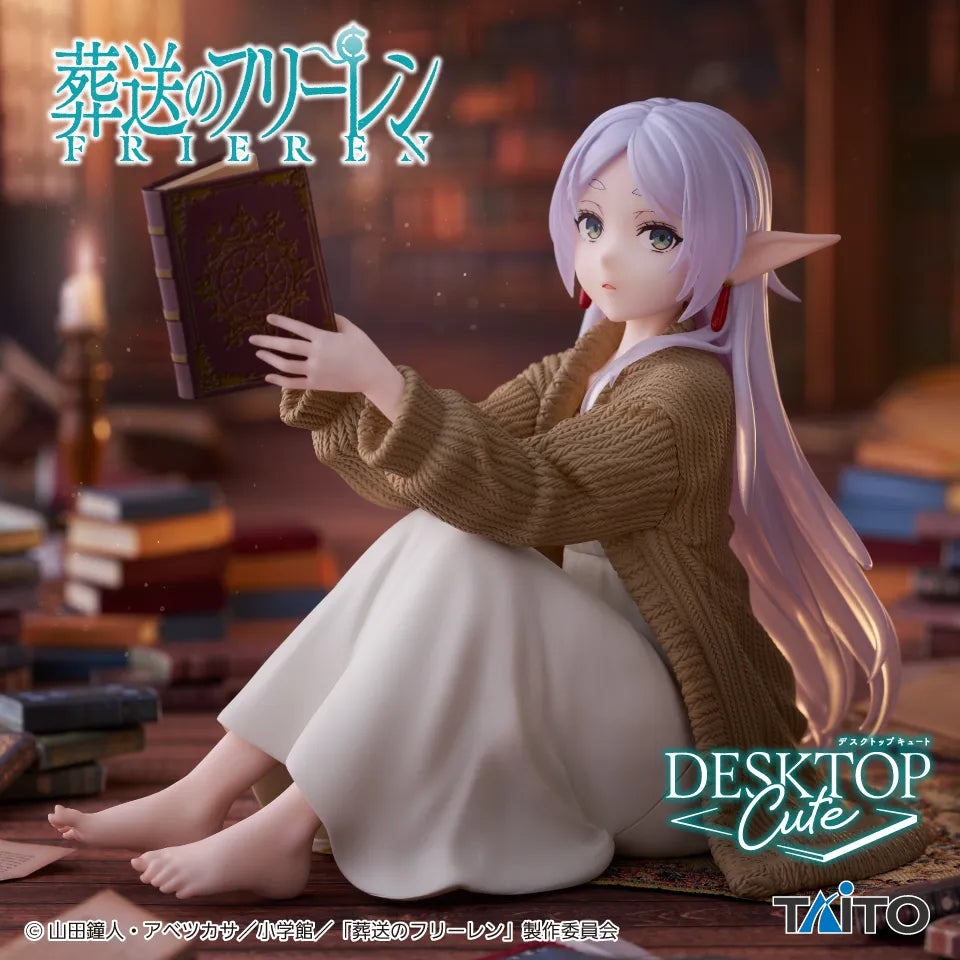 Frieren Frieren: Beyond Journey's End Desktop Cute Prize Figure by Taito (02/2026) - Mandorama [src:https://tokutame.net/wp-content/uploads/2025/11/prize-202602-frieren-taito1.webp]