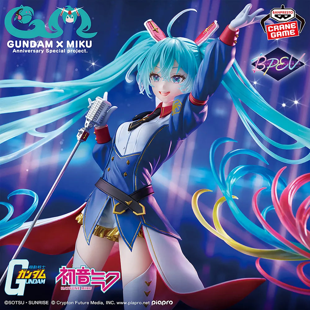 Hatsune Miku Gundam x Hatsune Miku Banpresto EVOLVE Prize Figure by Banpresto (12/2025) - Mandorama [src:https://tokutame.net/wp-content/uploads/2025/11/prize-20251211-hatsunemiku-banpresto1.webp]
