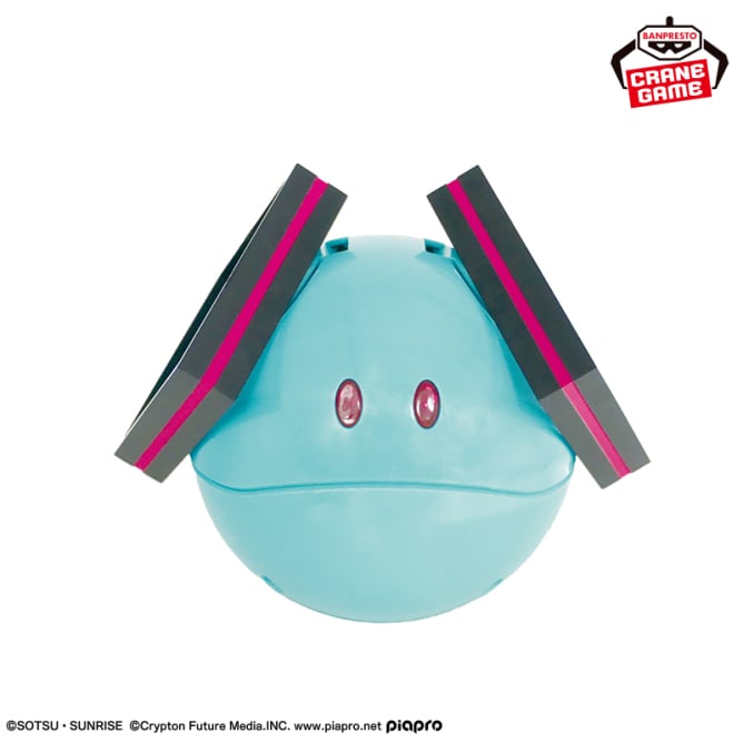 Genki na Haro Speaker Miku ver. Gundam x Hatsune Miku Prize Figure by Banpresto - Mandorama