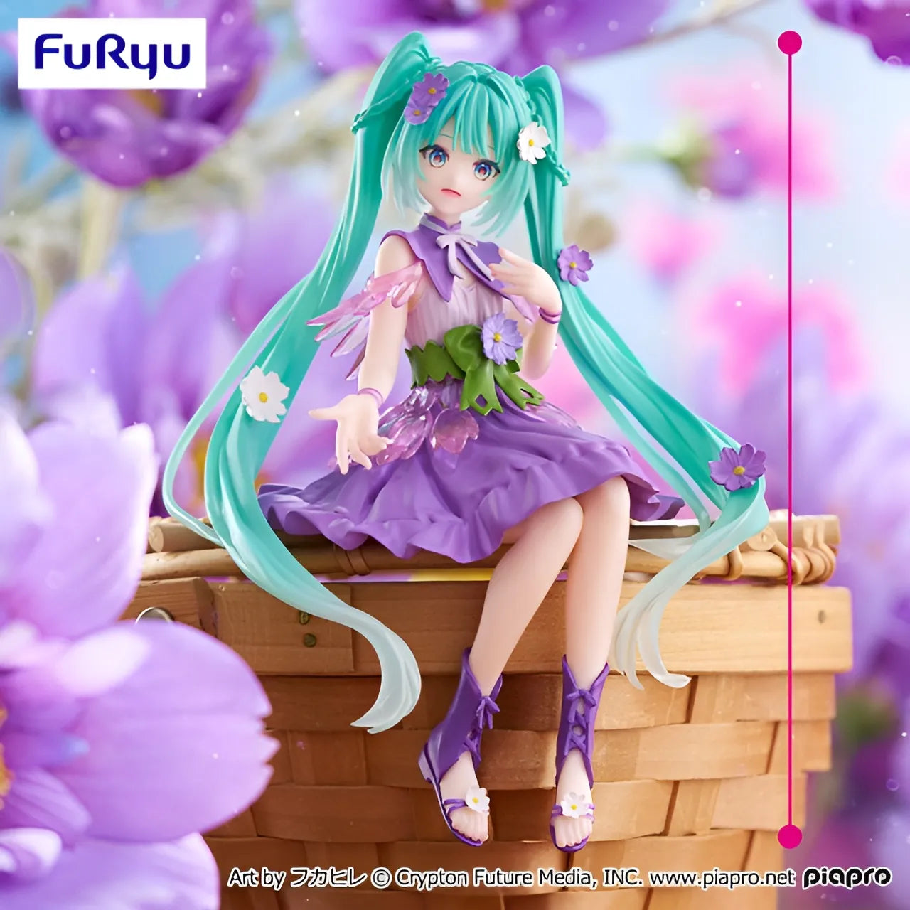 Flower Fairy Purple Cosmos Hatsune Miku Prize Figure by FuRyu - Mandorama