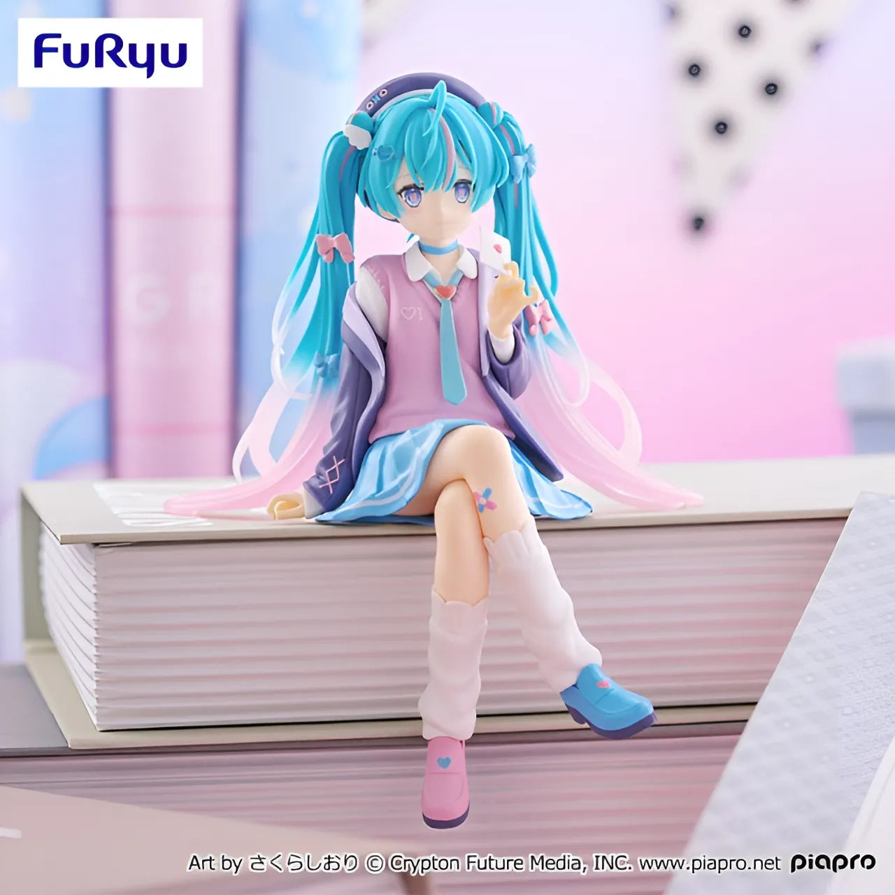 Hatsune Miku Hatsune Miku Noodle Stopper Prize Figure by FuRyu (04/2025) - Mandorama [src:https://tokutame.net/wp-content/uploads/2025/03/prize-202504-hatsunemiku-furyu2.webp]