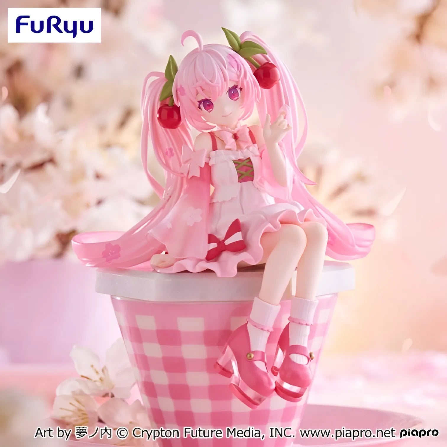 Sakura Miku Hatsune Miku Noodle Stopper Prize Figure by FuRyu - Mandorama [src:https://tokutame.net/wp-content/uploads/2025/01/prize-202502-hatsunemiku-furyu3.webp]