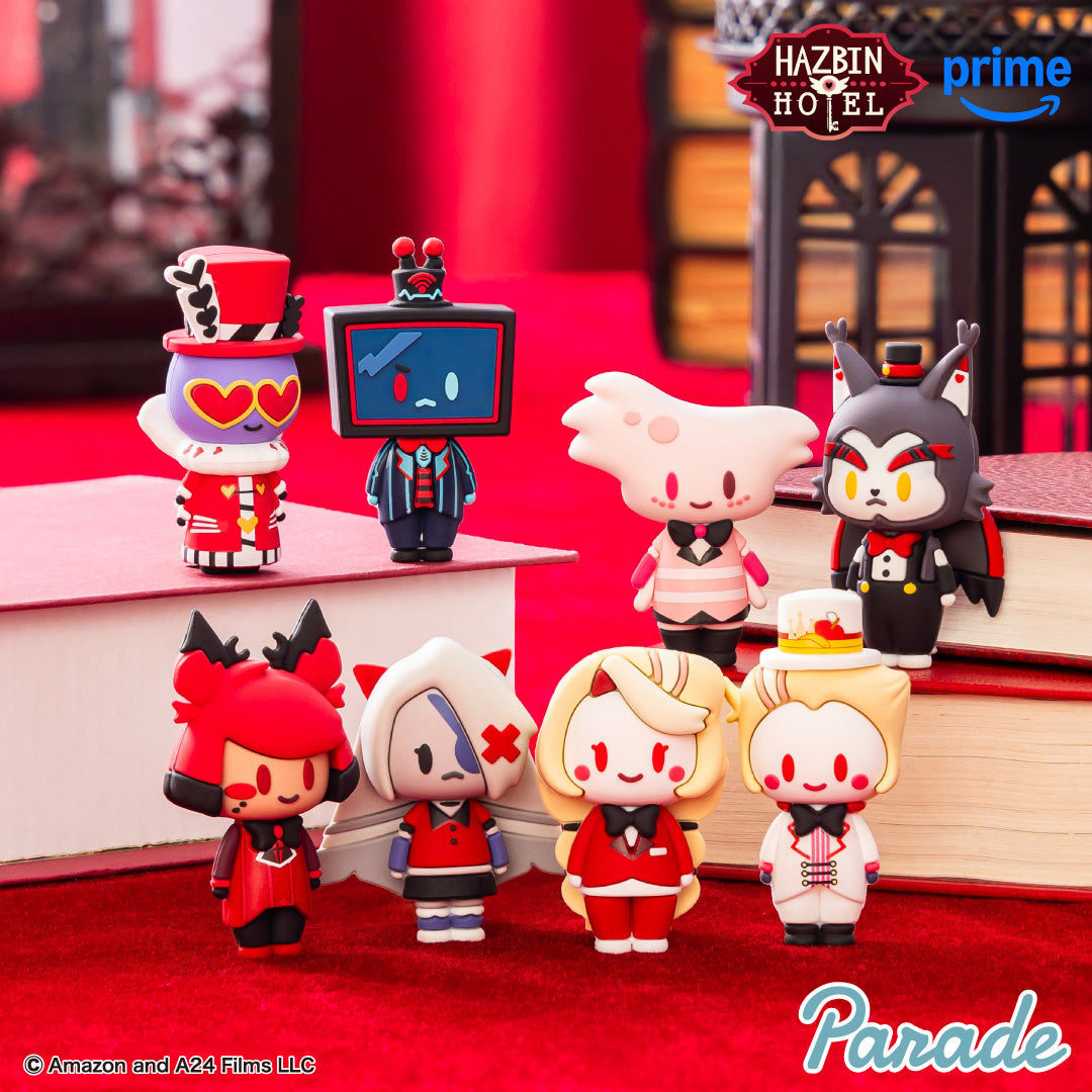 Various Hazbin Hotel Rubber Figure Prize Figure by パレード - Mandorama [src:https://figisland.net/wp-content/uploads/2026/05/s01011615057501.jpg]