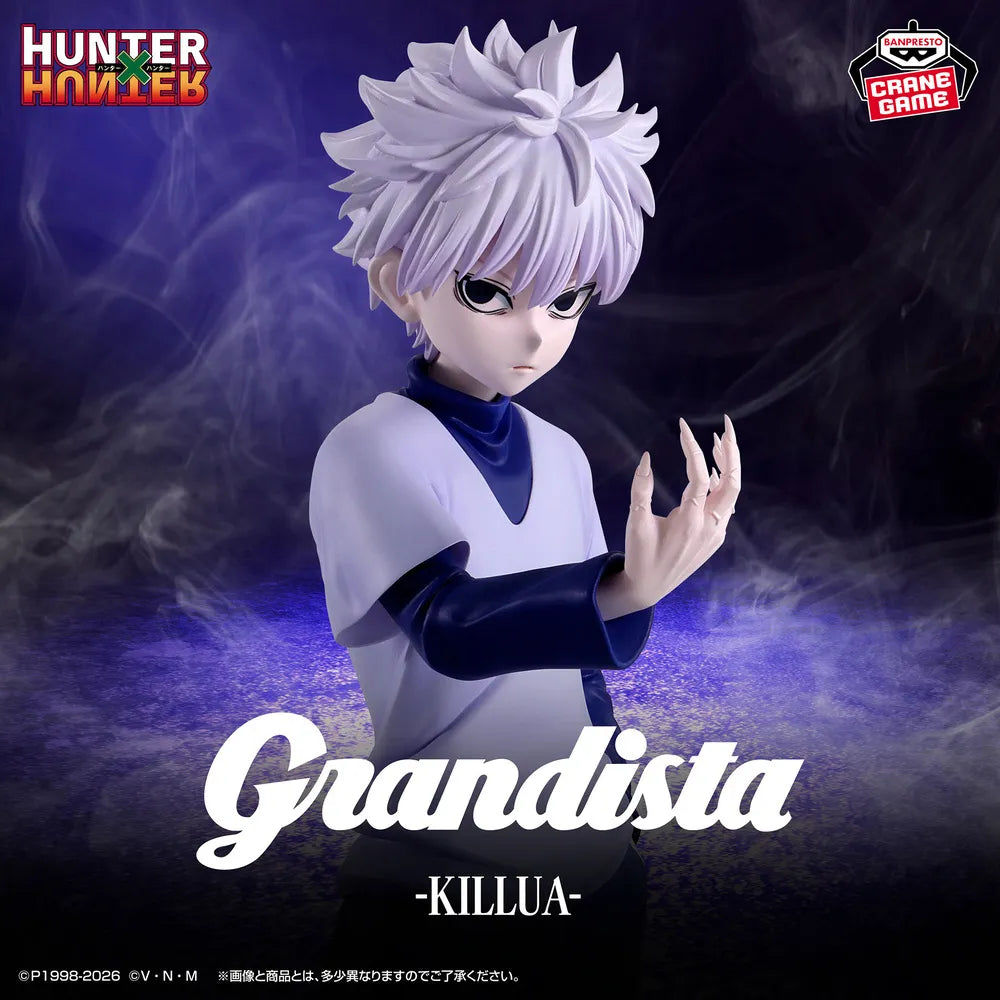Killua Zoldyck Hunter x Hunter GRANDISTA Prize Figure by Banpresto (01/2026) - Mandorama [src:https://tokutame.net/wp-content/uploads/2025/12/prize-202601-hunter-banpresto3.webp]