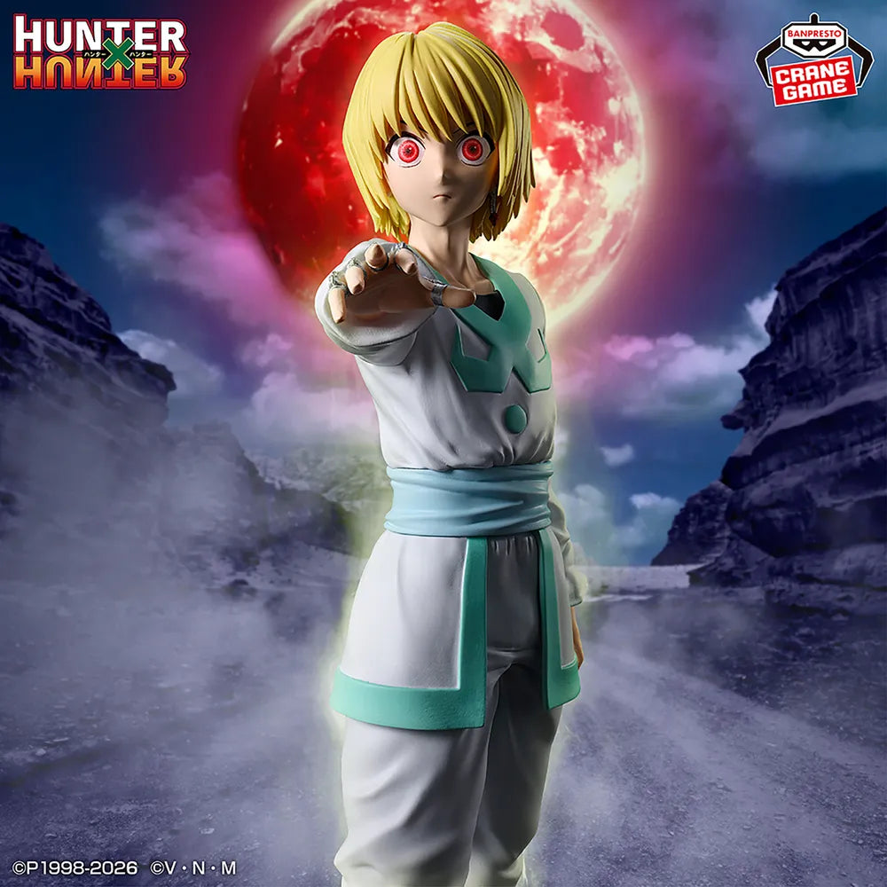 Kurapika Hunter x Hunter Hunting Archives Prize Figure by Banpresto (05/2026) - Mandorama [src:https://tokutame.net/wp-content/uploads/2026/04/prize-202605-hunter-banpresto3.webp]