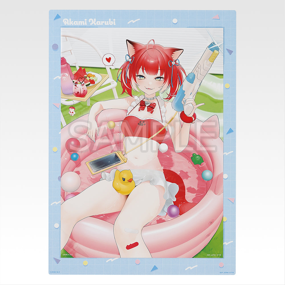 Ichiban Kuji Akami Karubi Prize C "Snipe Shot!" Illustration Board - Mandorama
