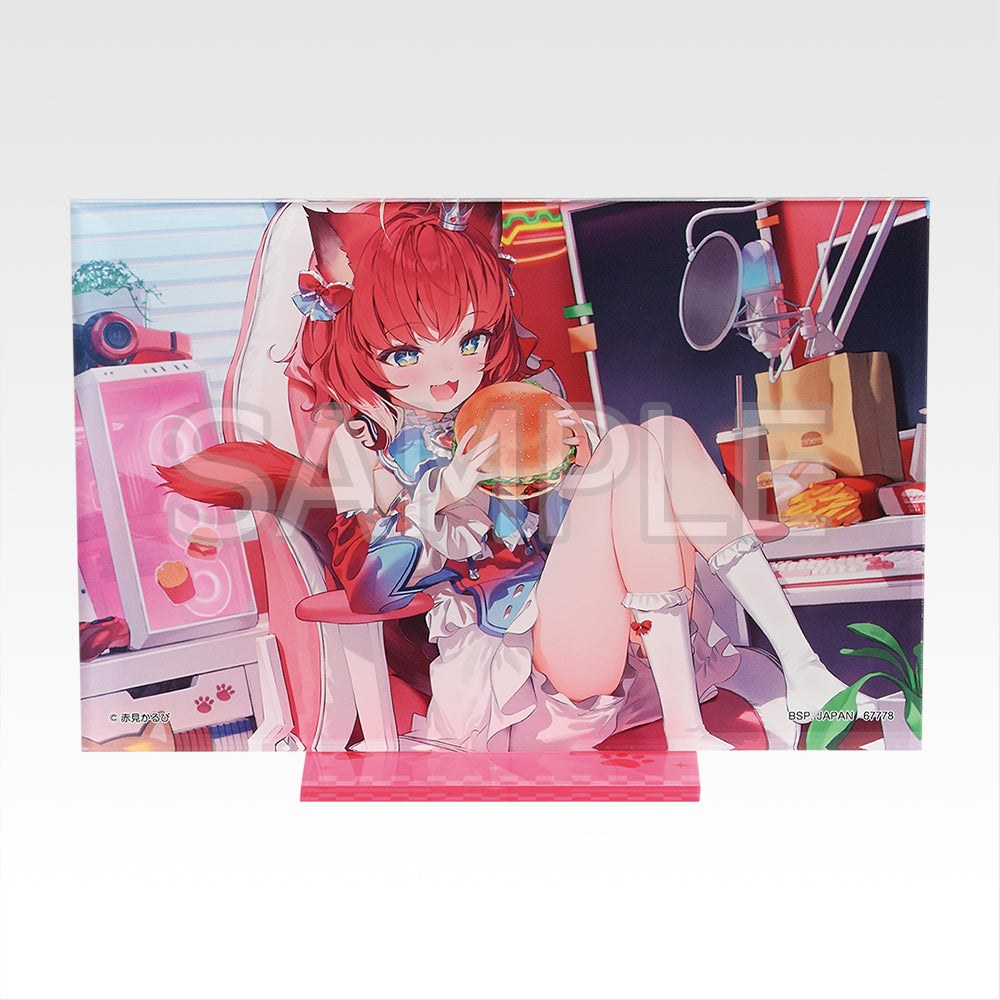 Ichiban Kuji Akami Karubi Prize F "Broadcasting!" Acrylic Stand - Mandorama
